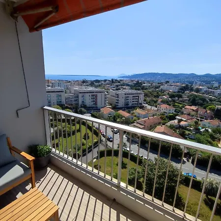 T3 75m² Incroyable Vue Mer/piscine/tennis/terrasse Apartment Antibes