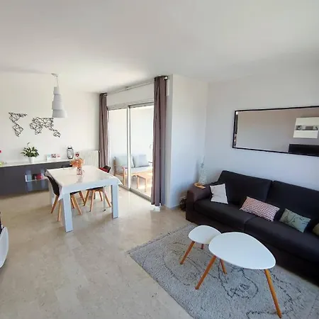 Apartment T3 75m² Incroyable Vue Mer/piscine/tennis/terrasse Antibes