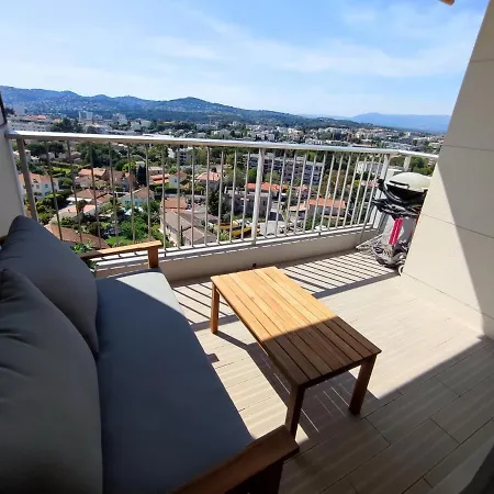 Apartment T3 75m² Incroyable Vue Mer/piscine/tennis/terrasse Antibes